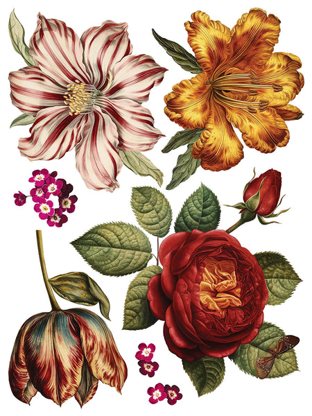 Iron Orchid Design | Transfer | Collage de Fleurs