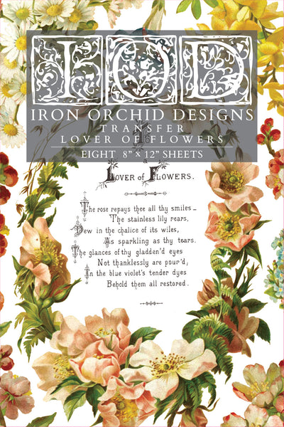 Iron Orchid Design | Transfer | Lover of Flowers