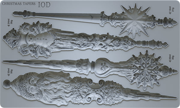 Iron Orchid Design | Mould | Christmas Tapers