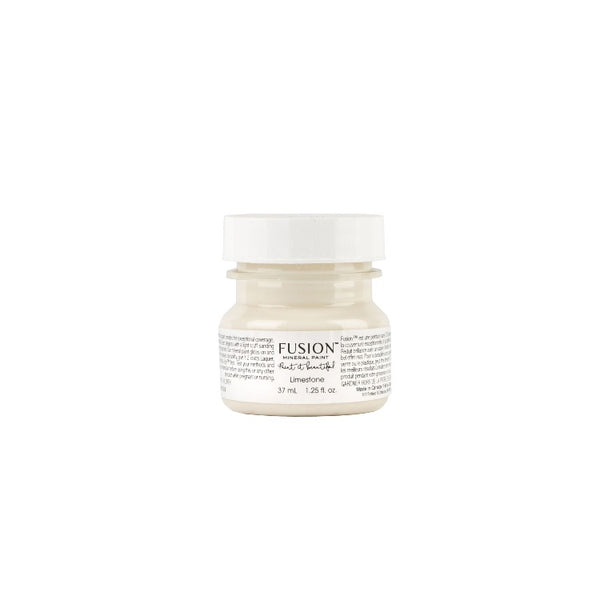 Fusion Mineral Paint | Limestone on white background.
