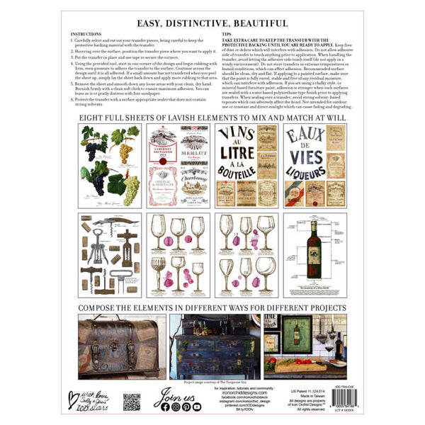 Iron Orchid Design | Transfer | Cheers