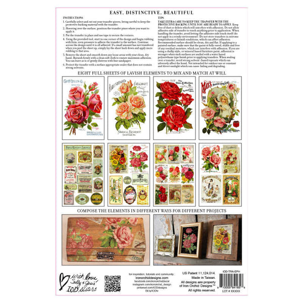 Iron Orchid Design | Transfer | Ephemeral Melange