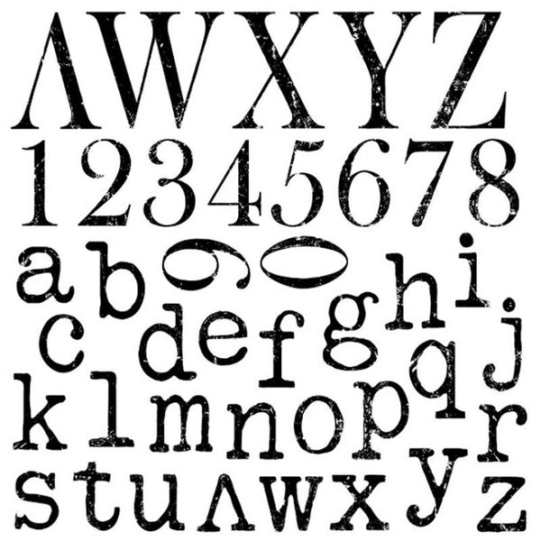 Iron Orchids Design | Typesetting stamp.
