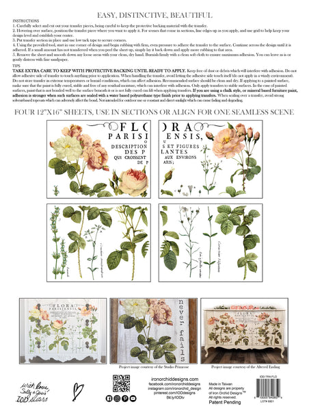 Iron Orchid Design | Transfer | Flora Parisiensis