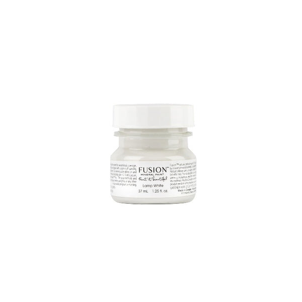 Fusion Mineral Paint | Lamp White on white background