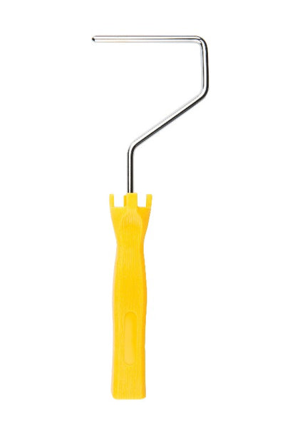 Fusion paint roller on white background.