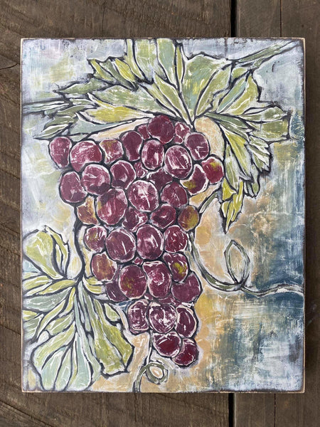 Iron Orchid Design | Stamp | Grapes