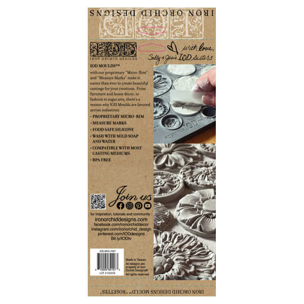 Iron Orchid Design | Mould | Rosettes
