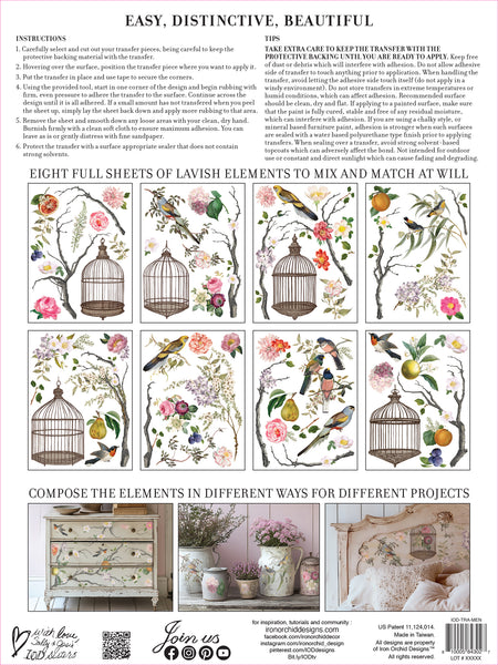Iron Orchid Design | Transfer | Menagerie