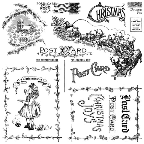 Iron Orchid Design | Stamp | Christmas Post