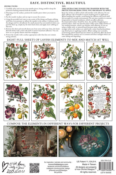 Iron Orchid Design | Transfer | Clementine