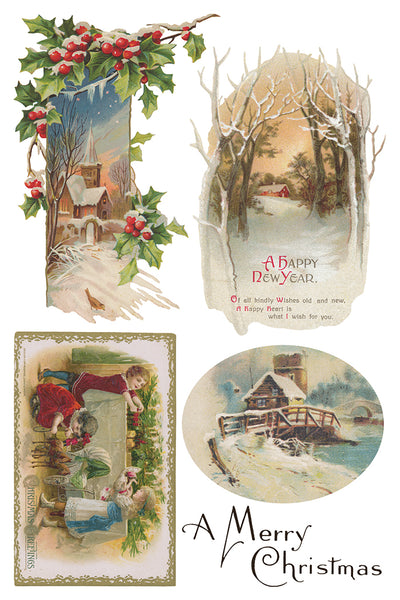 Iron Orchid Design | Transfer | Christmas Joy