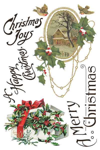 Iron Orchid Design | Transfer | Christmas Joy