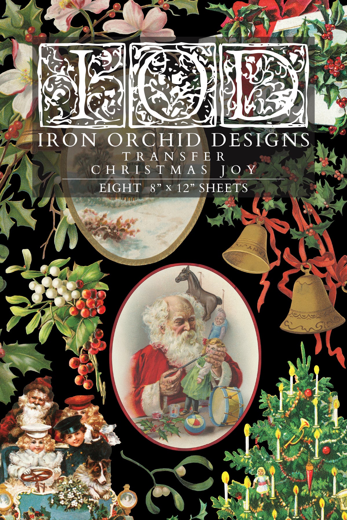 Iron Orchid Design | Transfer | Christmas Joy