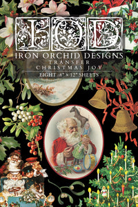Iron Orchid Design | Transfer | Christmas Joy