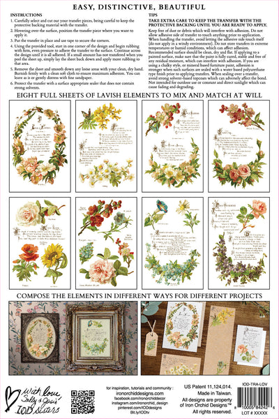 Iron Orchid Design | Transfer | Lover of Flowers