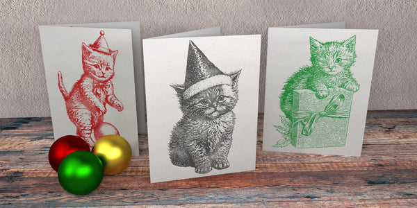Iron Orchid Design | Stamp | Christmas Kitties