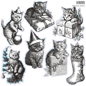 Iron Orchid Design | Stamp | Christmas Kitties