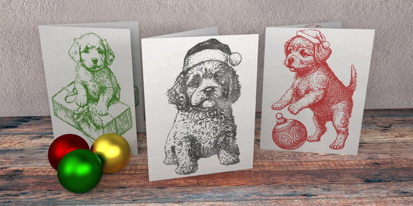 Iron Orchid Design | Stamp | Christmas Pups