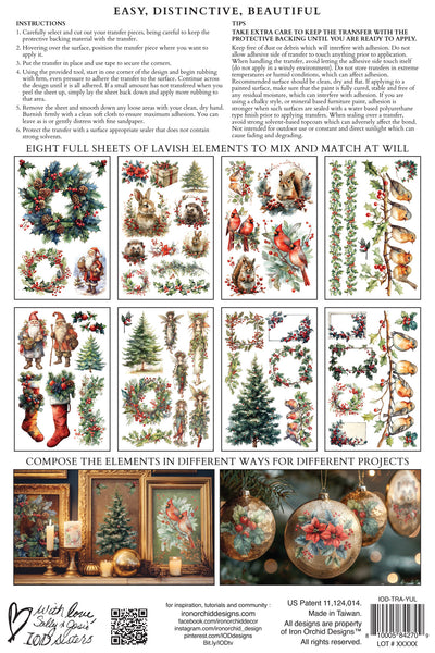 Iron Orchid Design | Transfer | Yuletide