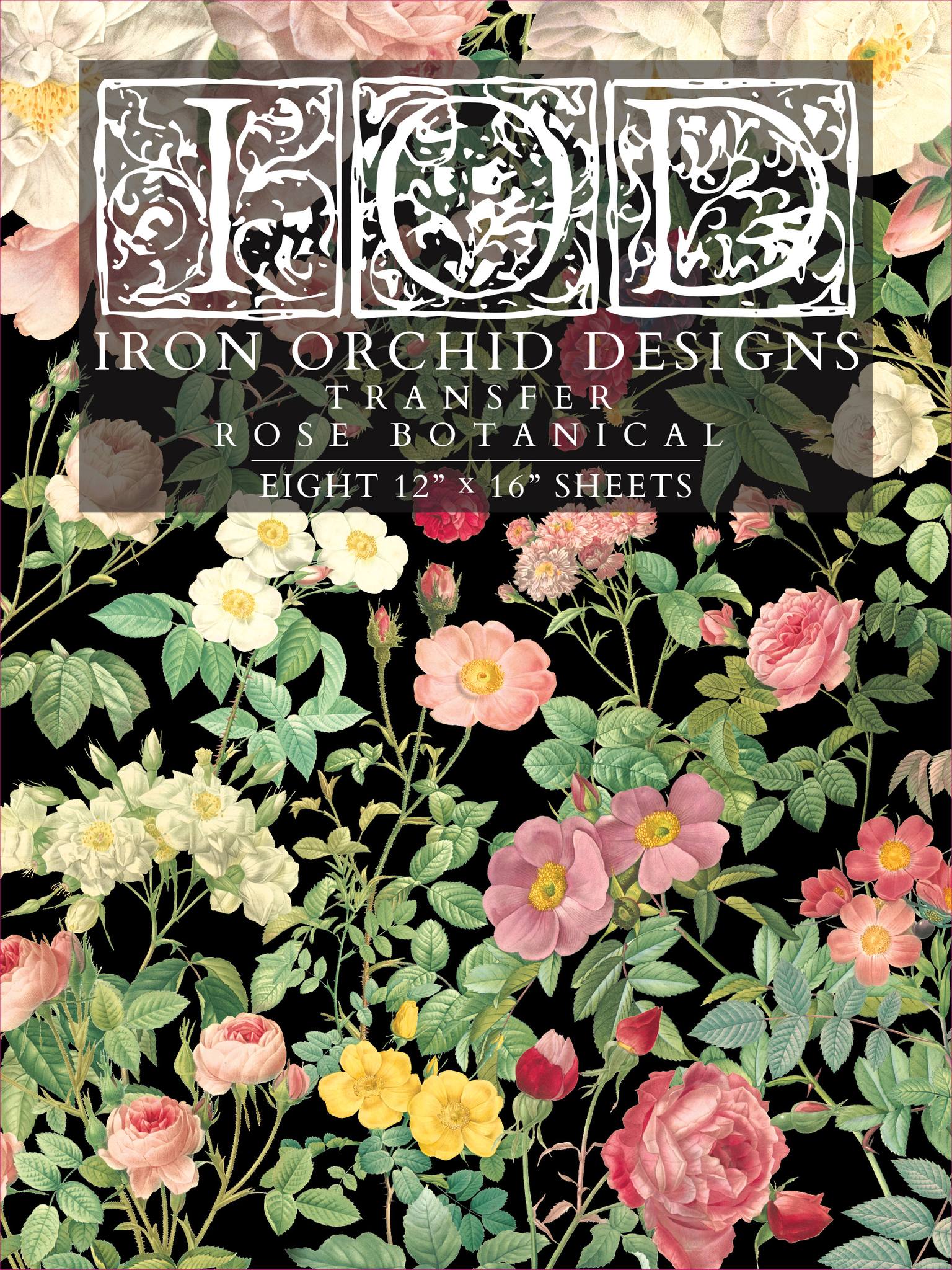 Iron Orchid Design | Transfer | Rose Botanical