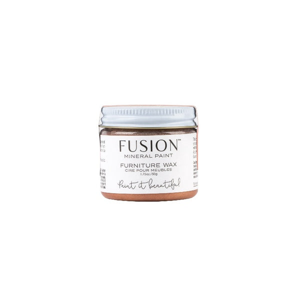 Fusion | Copper Furniture Wax jar on a white background.