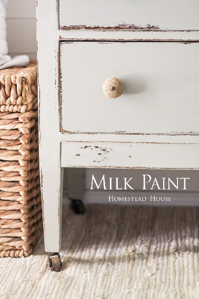 Milk Paint Homestead House | Bedford painted dresser in bedroom setting.