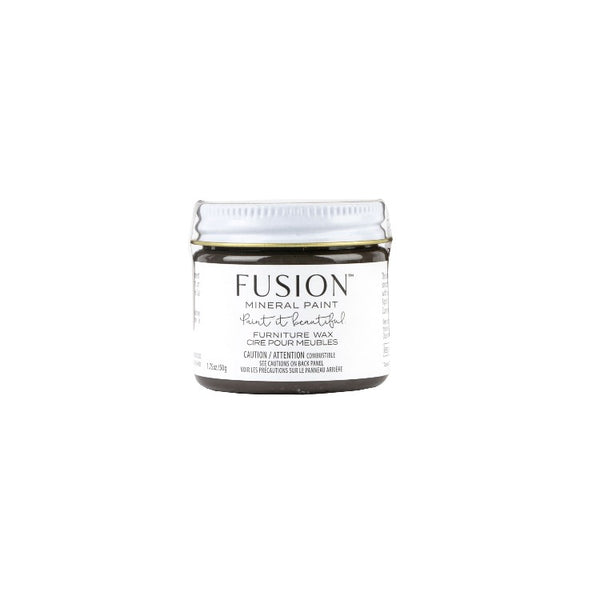 Fusion | Black Furniture Wax jar on a white background.