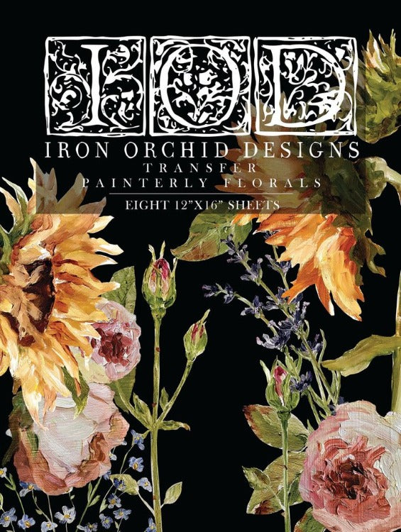 Iron Orchid Design | Transfer | Painterly Floral