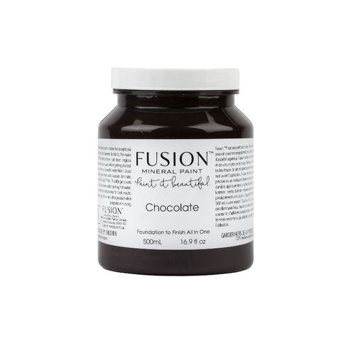 Fusion Mineral Paint | Chocolate on white background