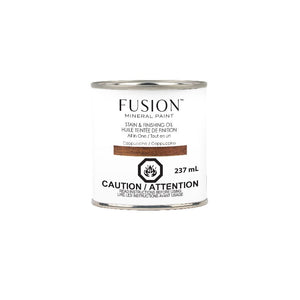 Fusion | SFO Cappuccino on a white background.