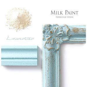 Homestead House Milk Paint | Laurentien paint samples on a white background. 