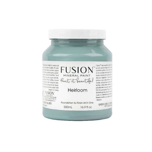 Fusion Mineral Paint | Heirloom on white background.
