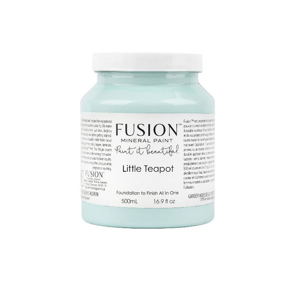 Fusion Mineral Paint | Little Teapot on white background.