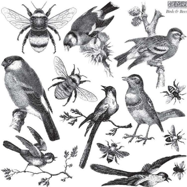 Iron Orchid Design | Stamp | Birds & Bees