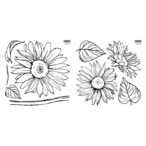 Iron Orchid Design | Stamp | Sunflower